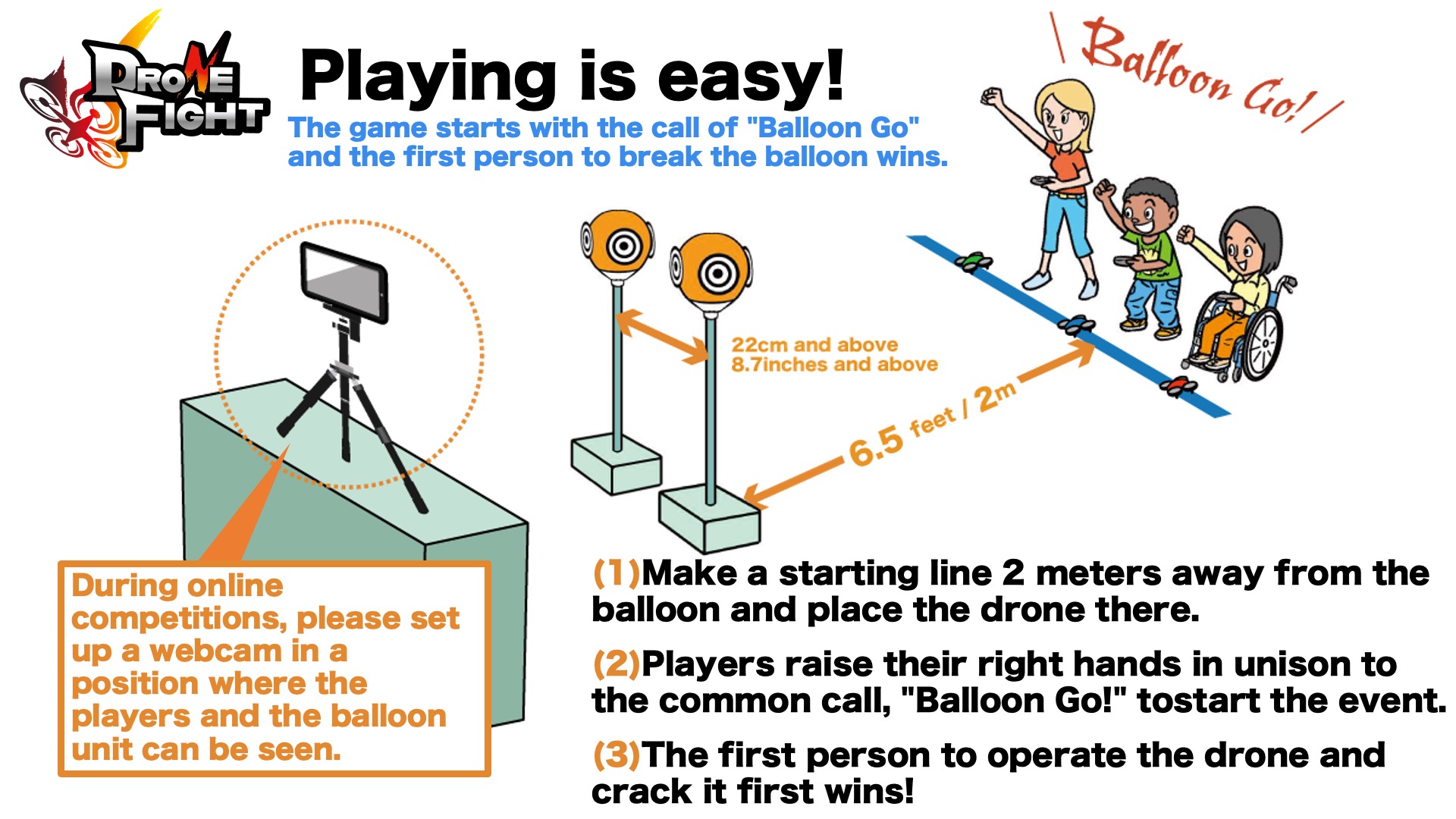Illustrative images for easy play