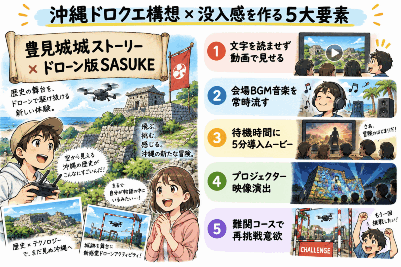 沖縄ドロクエ構想×没入感を作る5大要素